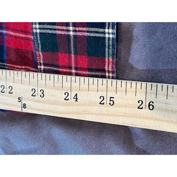 Ralph Lauren Mens Classic Fit Shirt Long Sleeve Button Down Plaid Red Size M - Picture 7 of 8